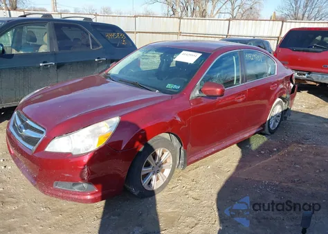 2012 Subaru Legacy 2.5I из США, поврежденный, VIN 4S3BMBA69C3003087